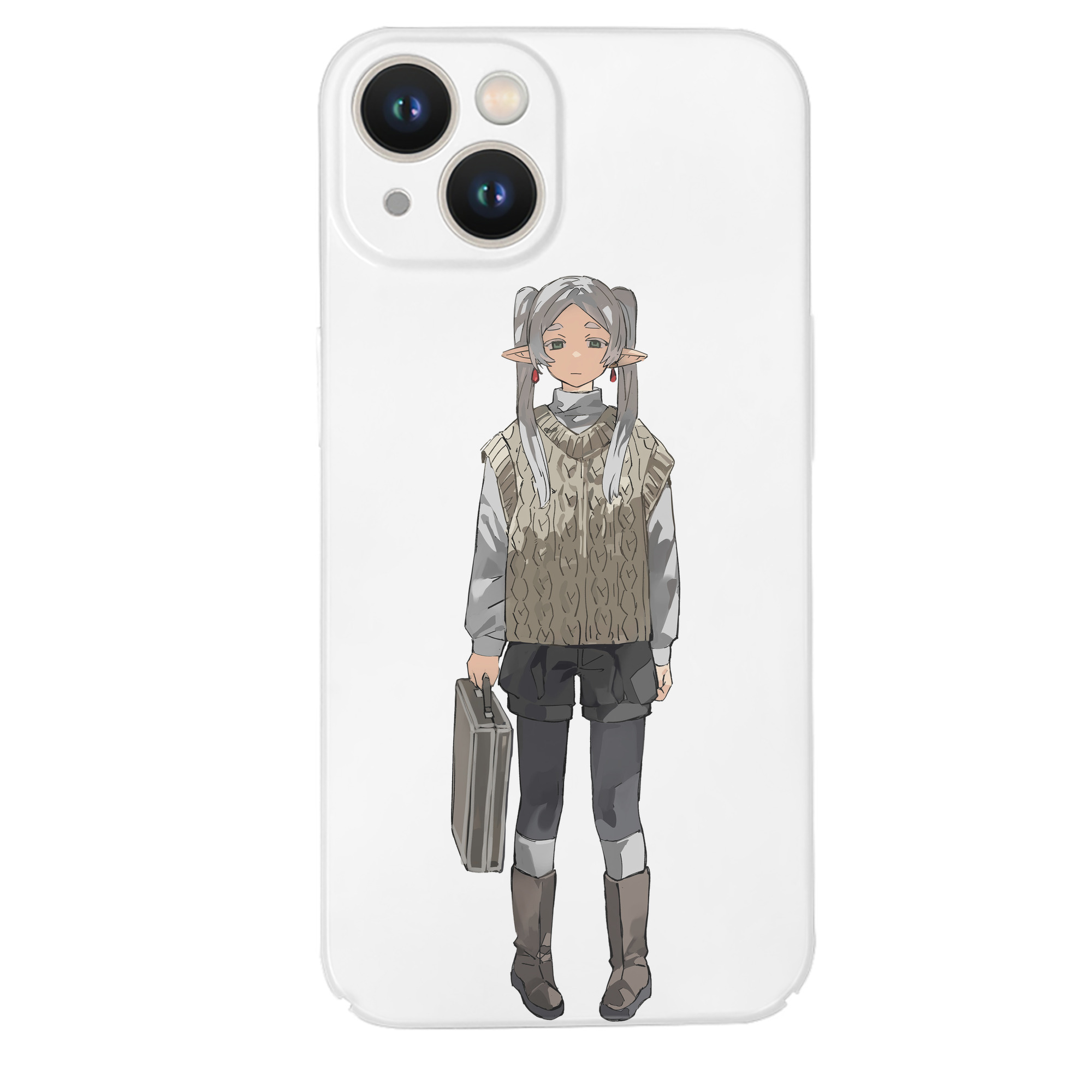 （画像用） 葬送のフリーレン Frieren 【iPhone 14シリーズ対応】ハードケース